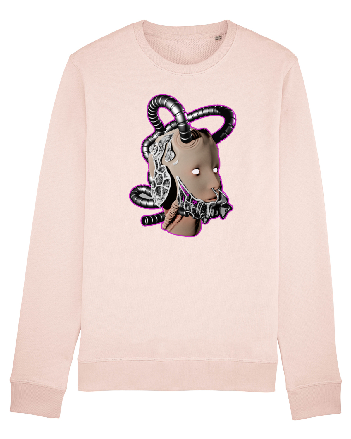 Bluză mânecă lungă Unisex Rise Candy Pink