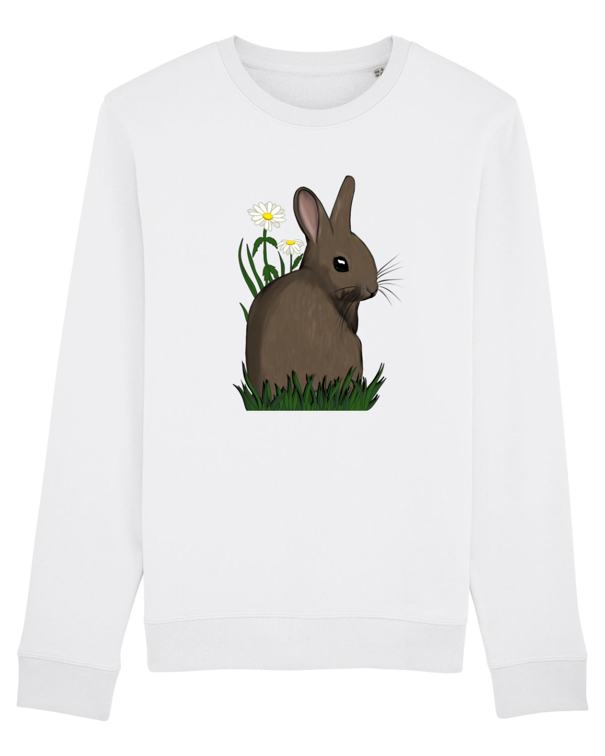 Bluză mânecă lungă Unisex Rise White