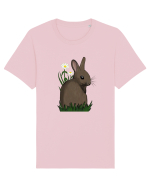 Iepuraș printre flori  Tricou mânecă scurtă Unisex Rocker