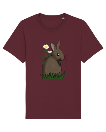 Iepuraș printre flori  Burgundy