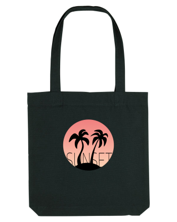 Summer Breeze - Gradient Pink Sunset (Apus Roz) Black
