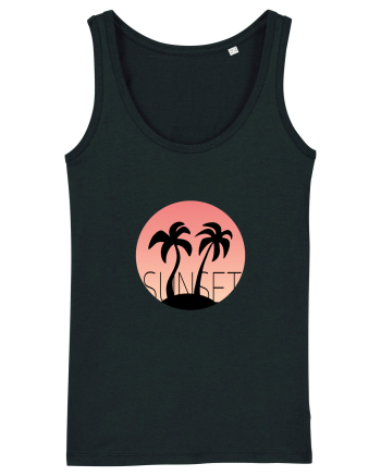 Summer Breeze - Gradient Pink Sunset (Apus Roz) Black
