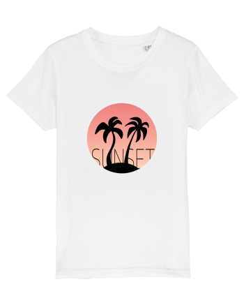 Summer Breeze - Gradient Pink Sunset (Apus Roz) White
