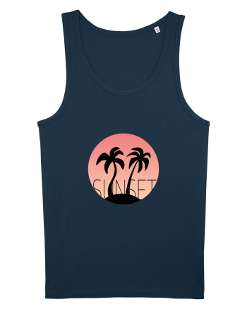 Summer Breeze - Gradient Pink Sunset (Apus Roz) Navy