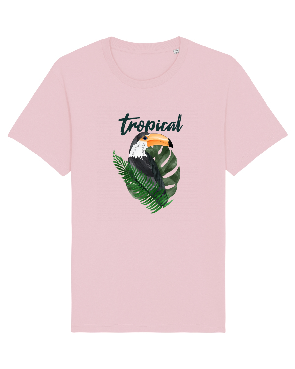 Tricou mânecă scurtă Unisex Rocker Cotton Pink