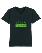 Summer Breeze - Tropical Vibes  Tricou mânecă scurtă guler V Bărbat Presenter