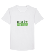 Summer Breeze - Tropical Vibes  Tricou mânecă scurtă guler larg Bărbat Skater