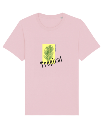 Summer Breeze - Tropical (areca palm) Cotton Pink