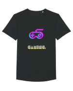 Gaming Tricou mânecă scurtă guler larg Bărbat Skater