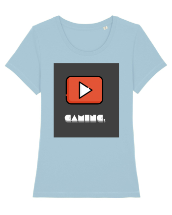 Gaming Fan Design Sky Blue