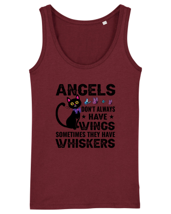 Angel Have Whiskers Burgundy