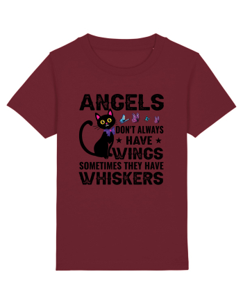 Angel Have Whiskers Burgundy