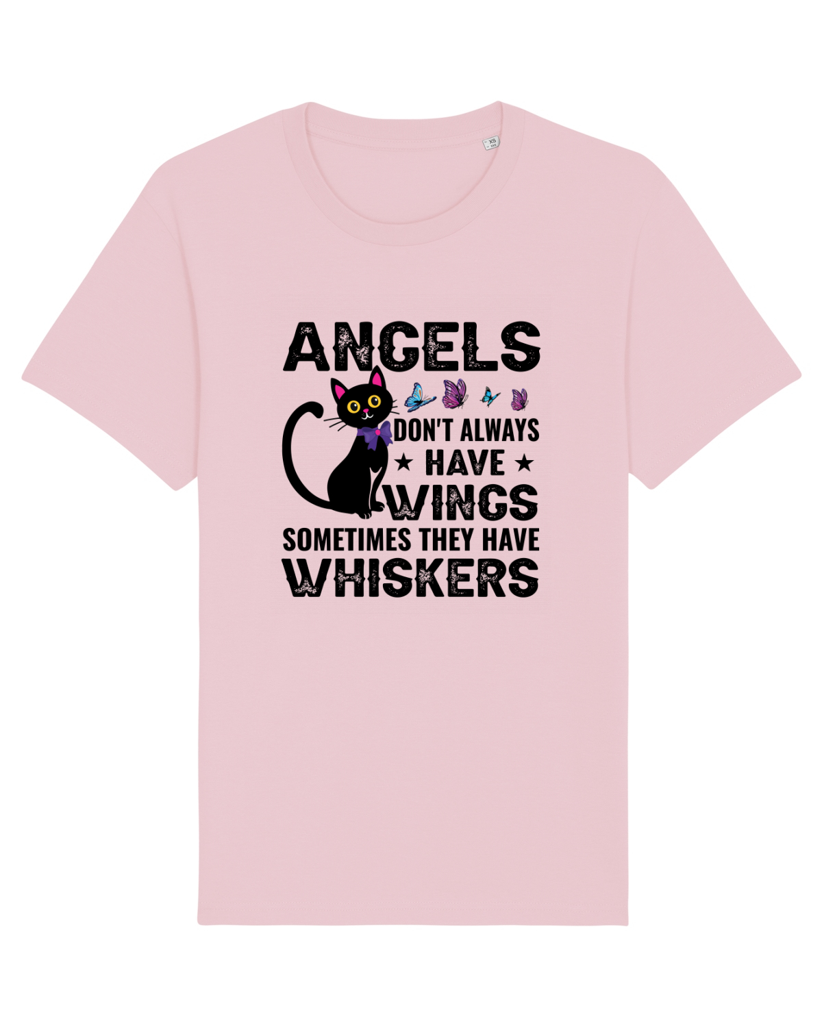 Tricou mânecă scurtă Unisex Rocker Cotton Pink