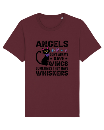 Angel Have Whiskers Burgundy