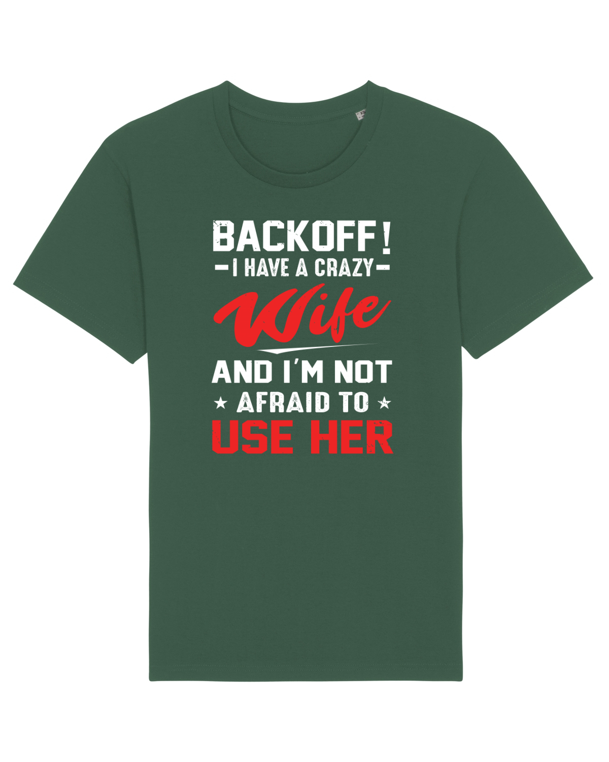 Tricou mânecă scurtă Unisex Rocker Bottle Green