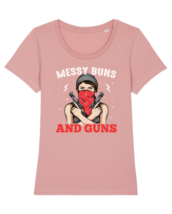Messy Buns And Guns Canyon Pink