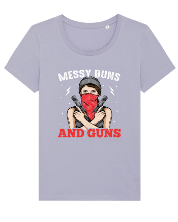 Messy Buns And Guns Lavender