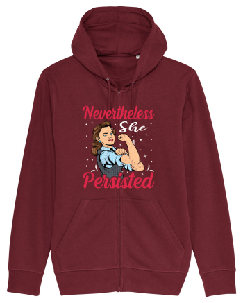 Nevertheless She Persisted Burgundy