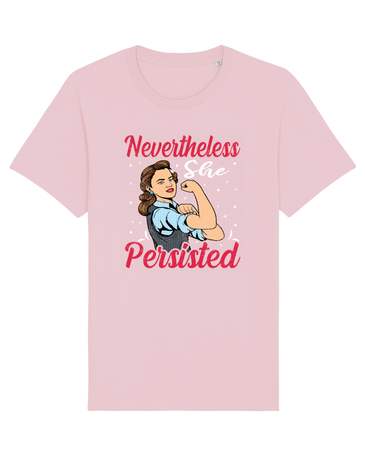 Tricou mânecă scurtă Unisex Rocker Cotton Pink