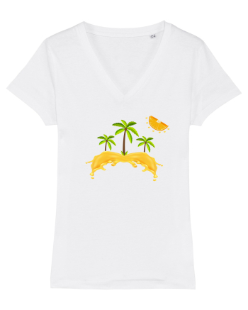 Island - Sun lemon White