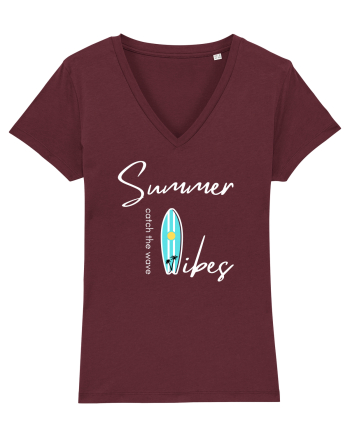 Summer Vibes Burgundy
