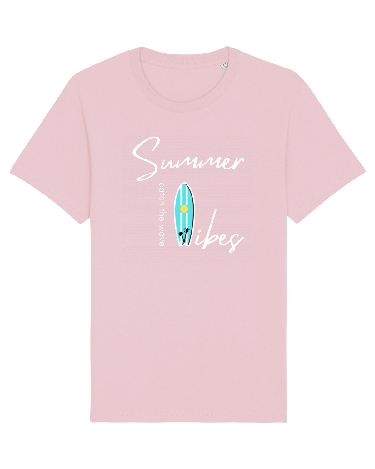 Tricou mânecă scurtă Unisex Rocker Cotton Pink