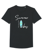 Summer Vibes Tricou mânecă scurtă guler larg Bărbat Skater