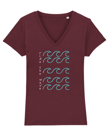Ride The Wave Burgundy