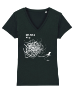 aia e Tricou mânecă scurtă guler V Damă Evoker