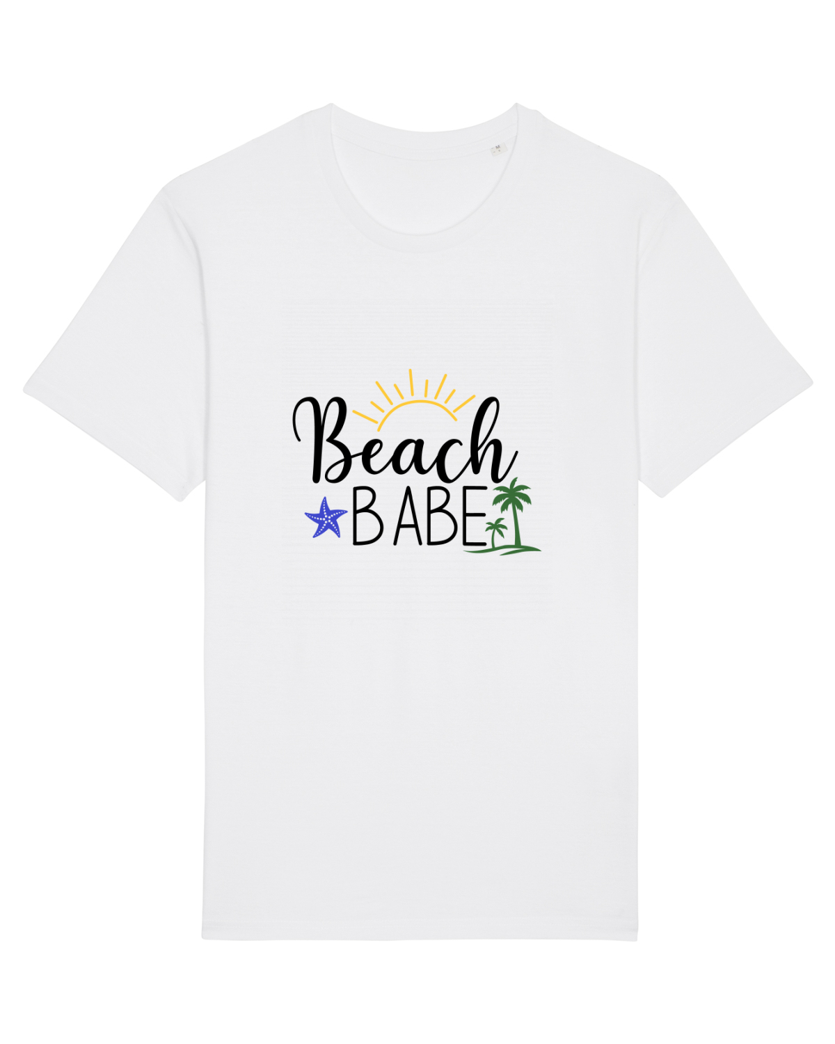Tricou mânecă scurtă Unisex Rocker White
