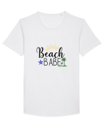 Beach Babe Tricou mânecă scurtă guler larg Bărbat Skater