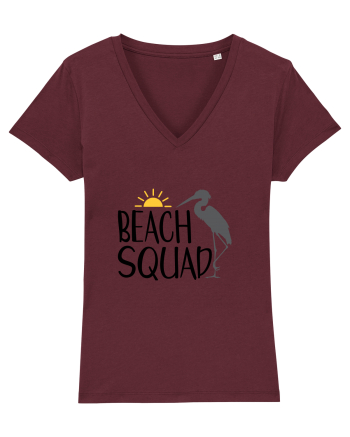 Beach Squad Burgundy