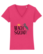 Beach Squad Tricou mânecă scurtă guler V Damă Evoker