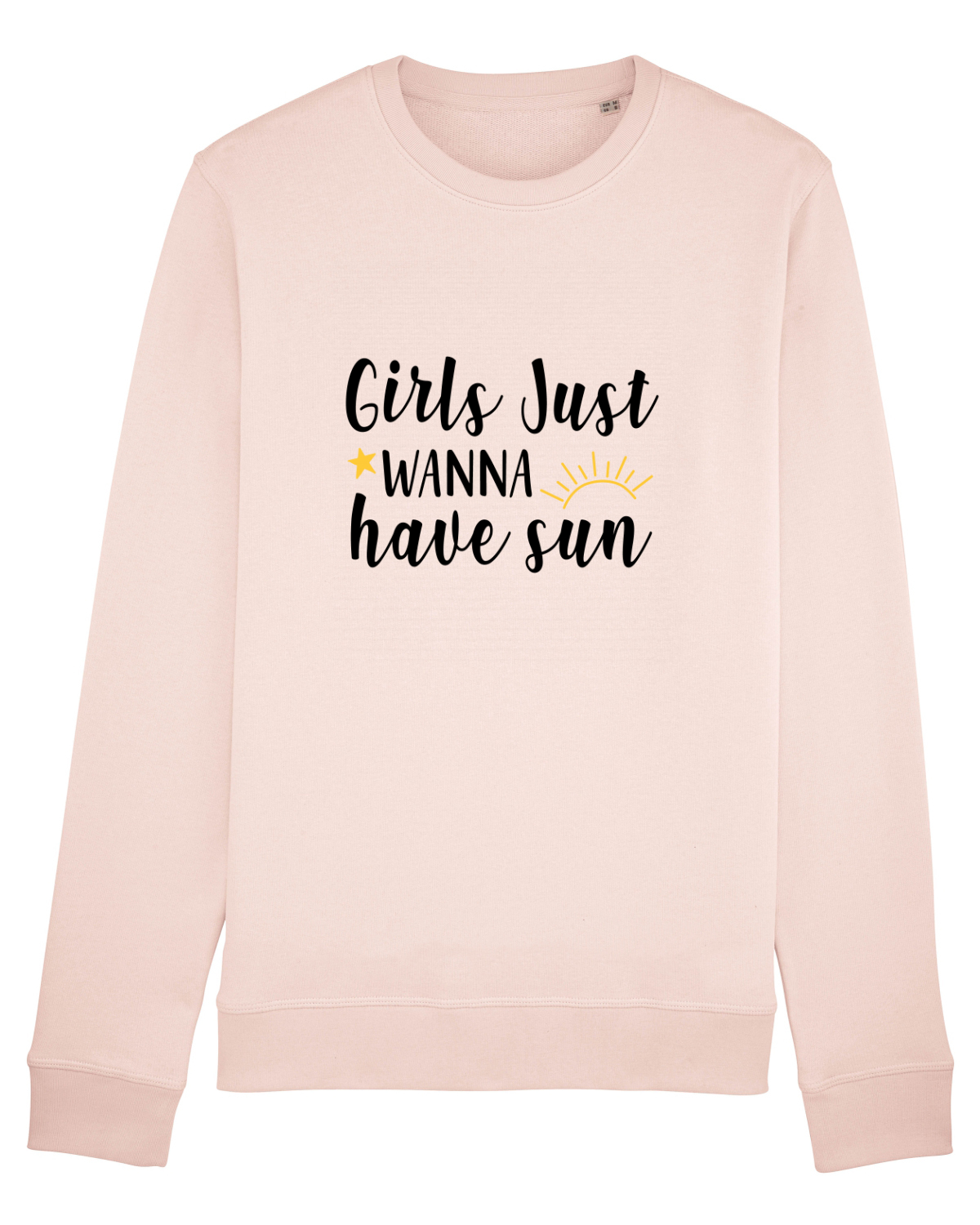 Bluză mânecă lungă Unisex Rise Candy Pink