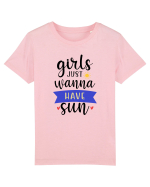 Girls Just Wanna Have Sun Tricou mânecă scurtă  Copii Mini Creator