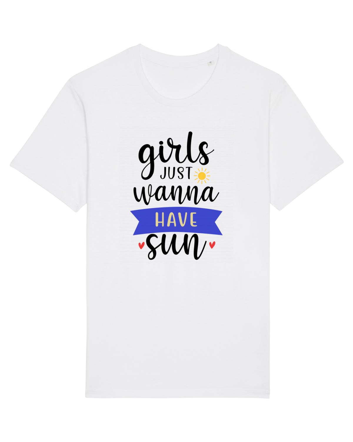 Tricou mânecă scurtă Unisex Rocker White