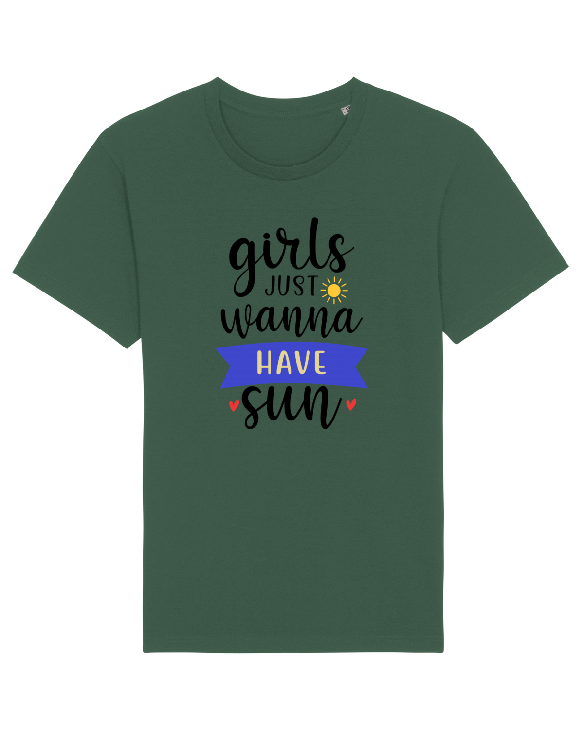 Tricou mânecă scurtă Unisex Rocker Bottle Green