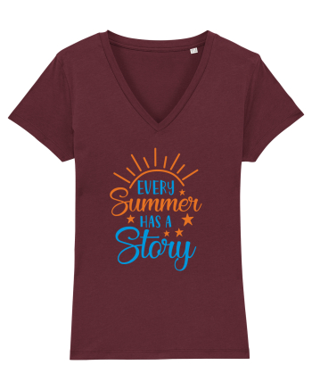 Every Summer has a Story Burgundy