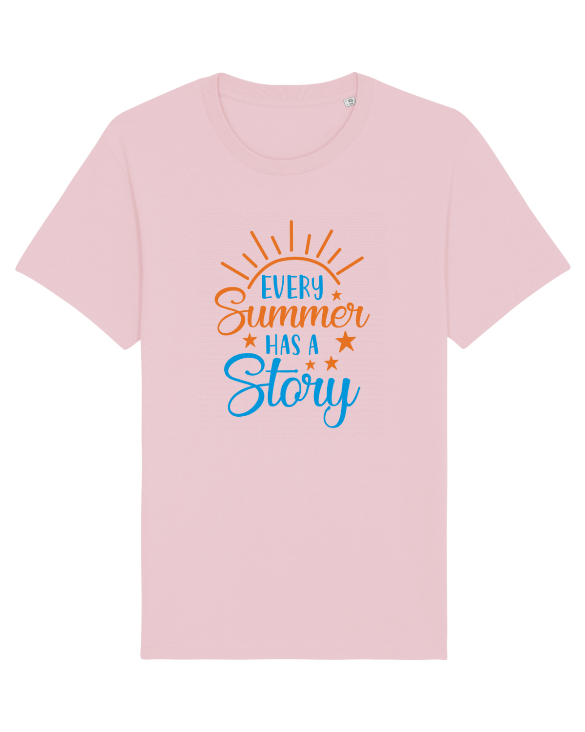 Tricou mânecă scurtă Unisex Rocker Cotton Pink