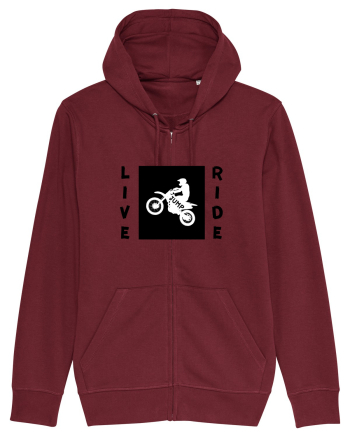 Live Ride Jump Burgundy