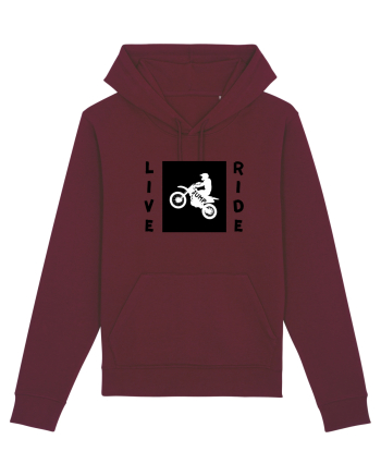 Live Ride Jump Burgundy