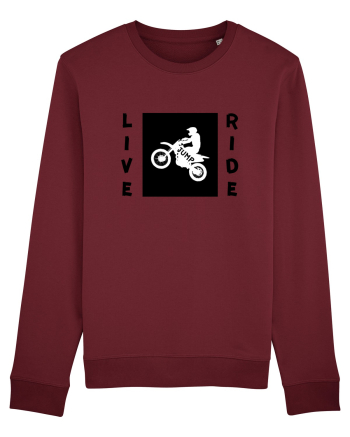 Live Ride Jump Burgundy
