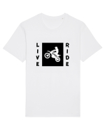 Live Ride Jump Tricou mânecă scurtă Unisex Rocker