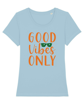 Good Vibes Only Sky Blue