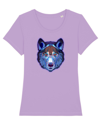 Skull Neon Wolf  Lavender Dawn