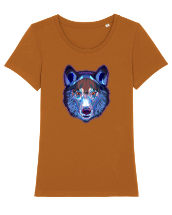 Skull Neon Wolf  Roasted Orange
