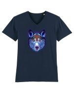 Skull Neon Wolf  Tricou mânecă scurtă guler V Bărbat Presenter