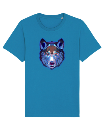 Skull Neon Wolf  Azur