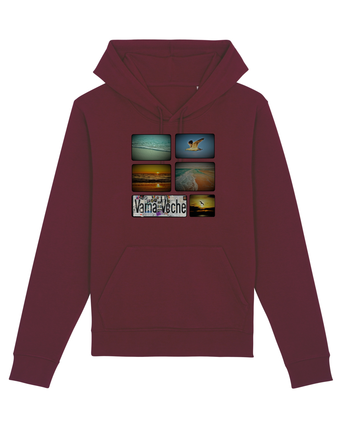 Hanorac Unisex Drummer Burgundy