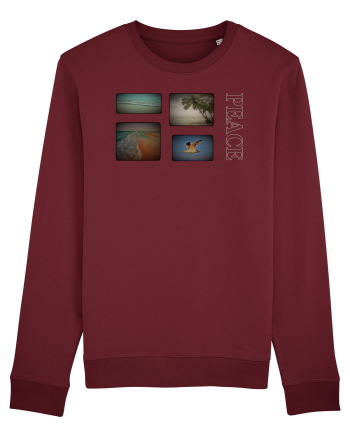 Peace Burgundy